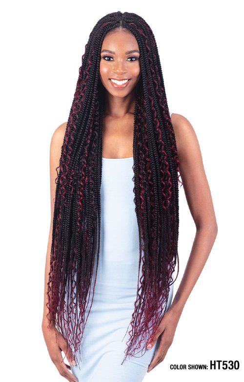 3X Pre - Stretched Boho Box Braid 38"